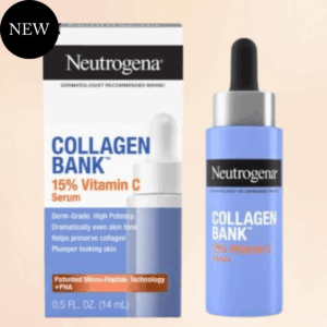 Neutrogena® Collagen Bank 15% Vitamin C Glow Serum, evens skin tone0.5 Fl. Oz (14ml)
