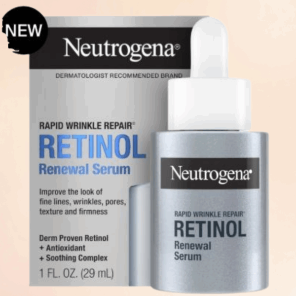 Neutrogena® Rapid Wrinkle Repair Retinol Renewal Serum, 1 Fl. Oz (29ml)